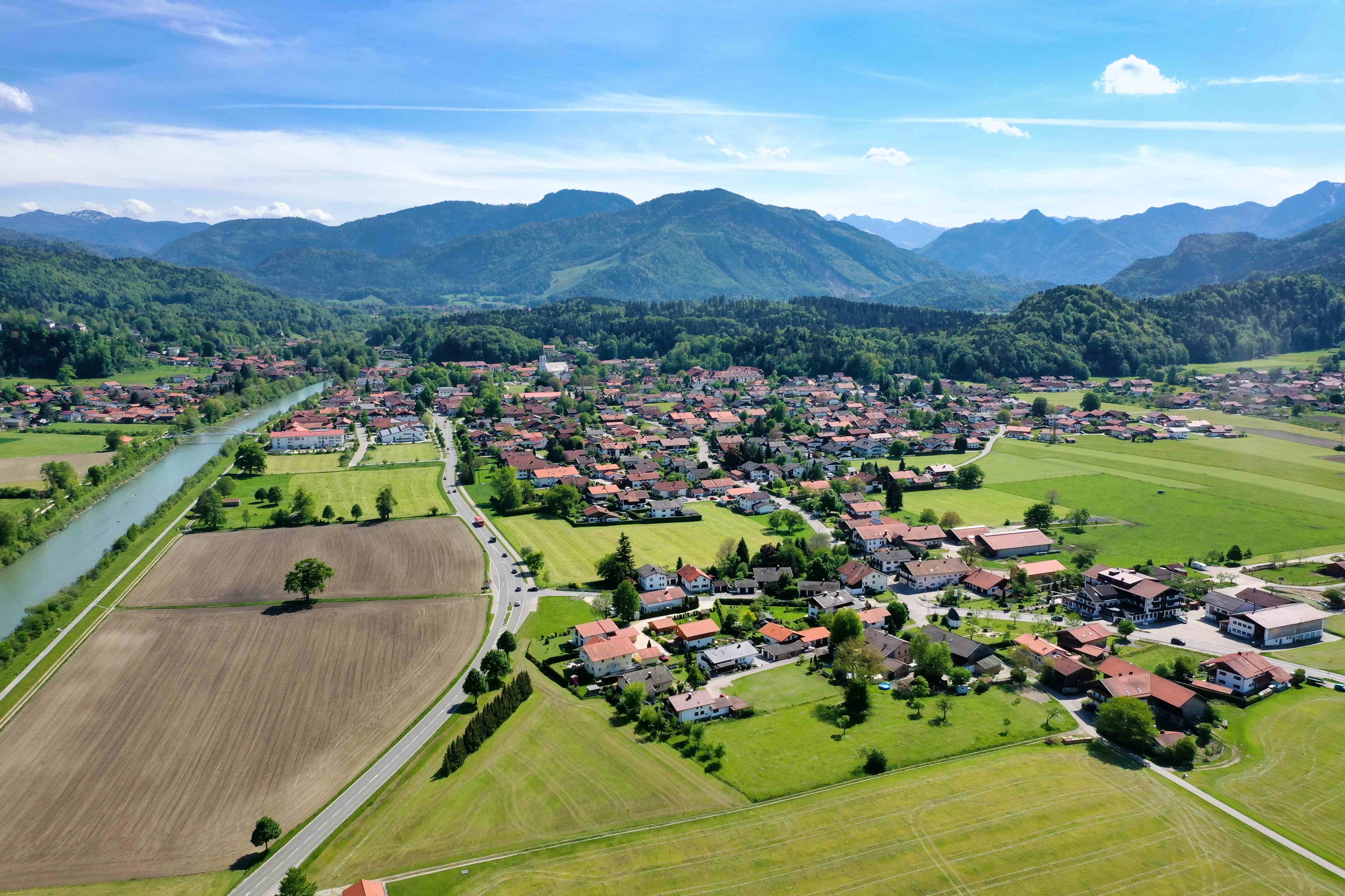 Chiemgau Landschaft im Sommer