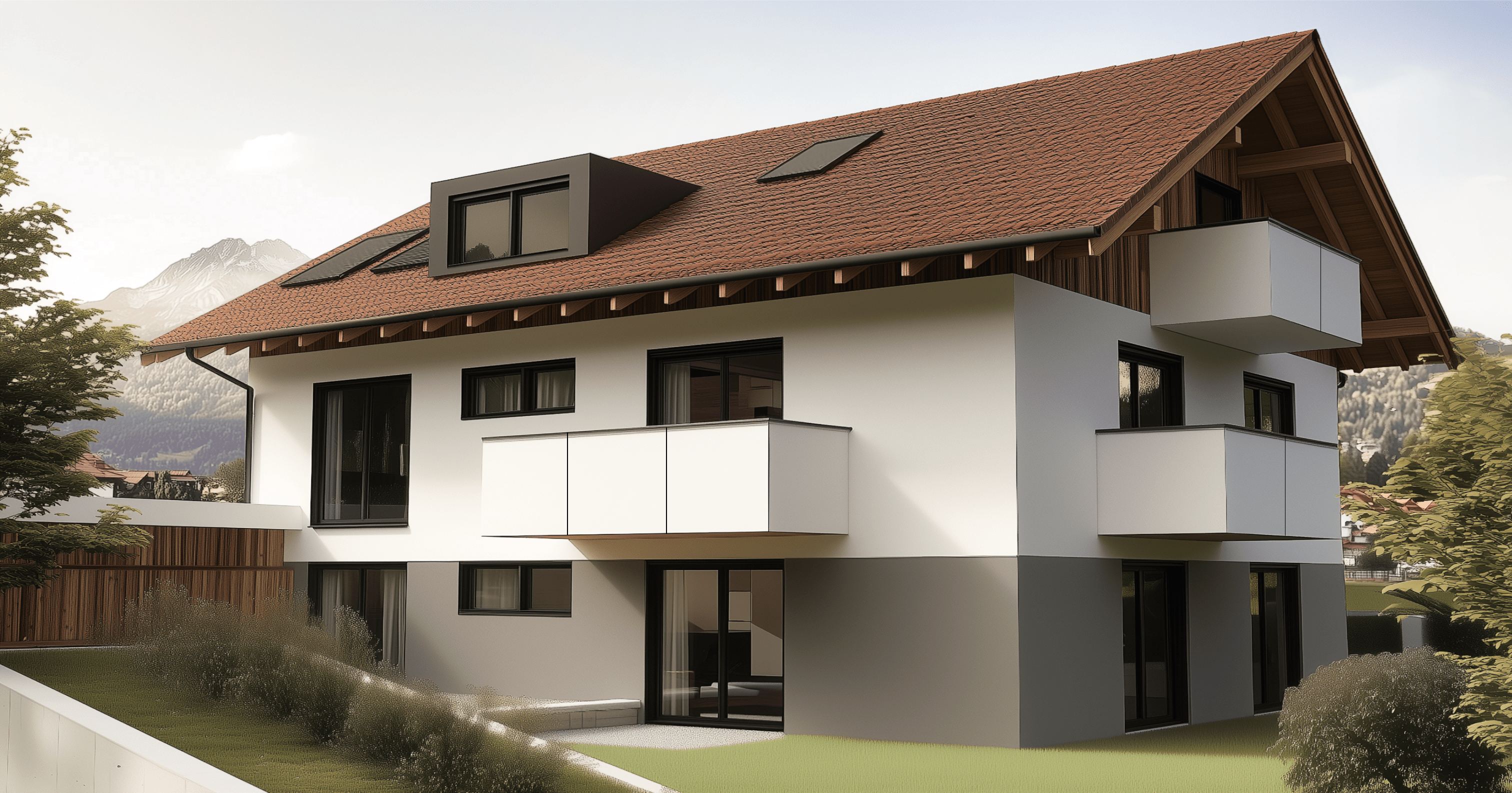 Gebäudeansicht Neubauprojekt Wittelsbacherstraße